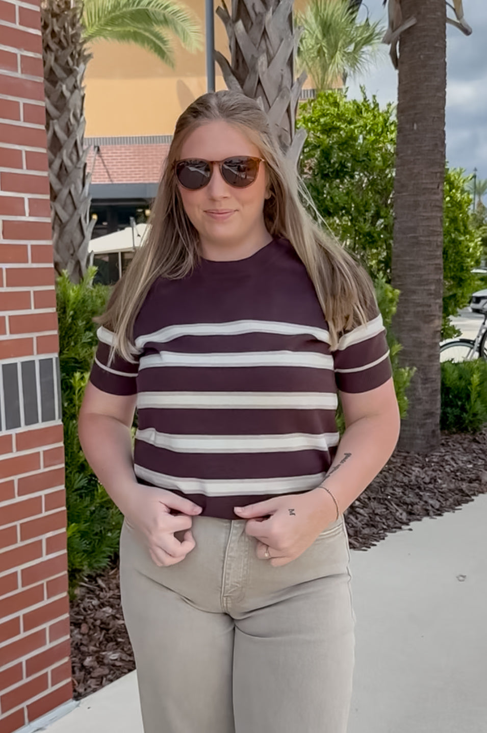 Kate Raw Hem Barrel - Taupe