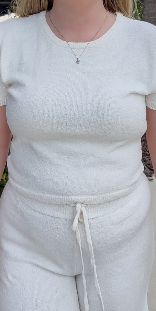 Andre Knit Pants - Ivory