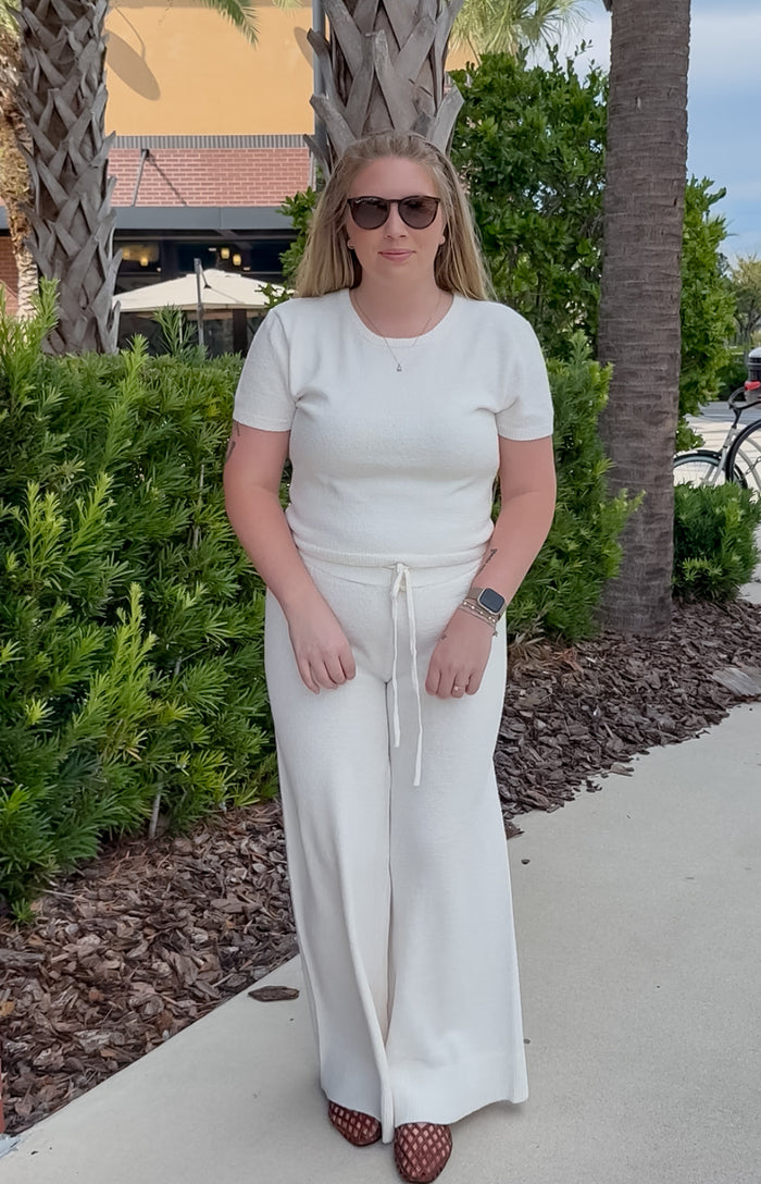 Andre Knit Top - Ivory