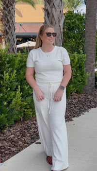 Andre Knit Top - Ivory