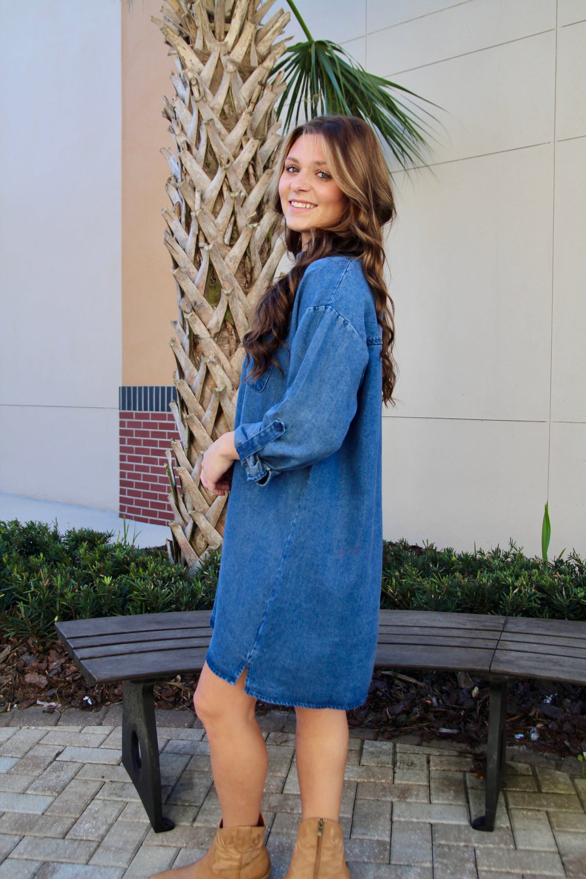 It’s Pouring Denim Dress