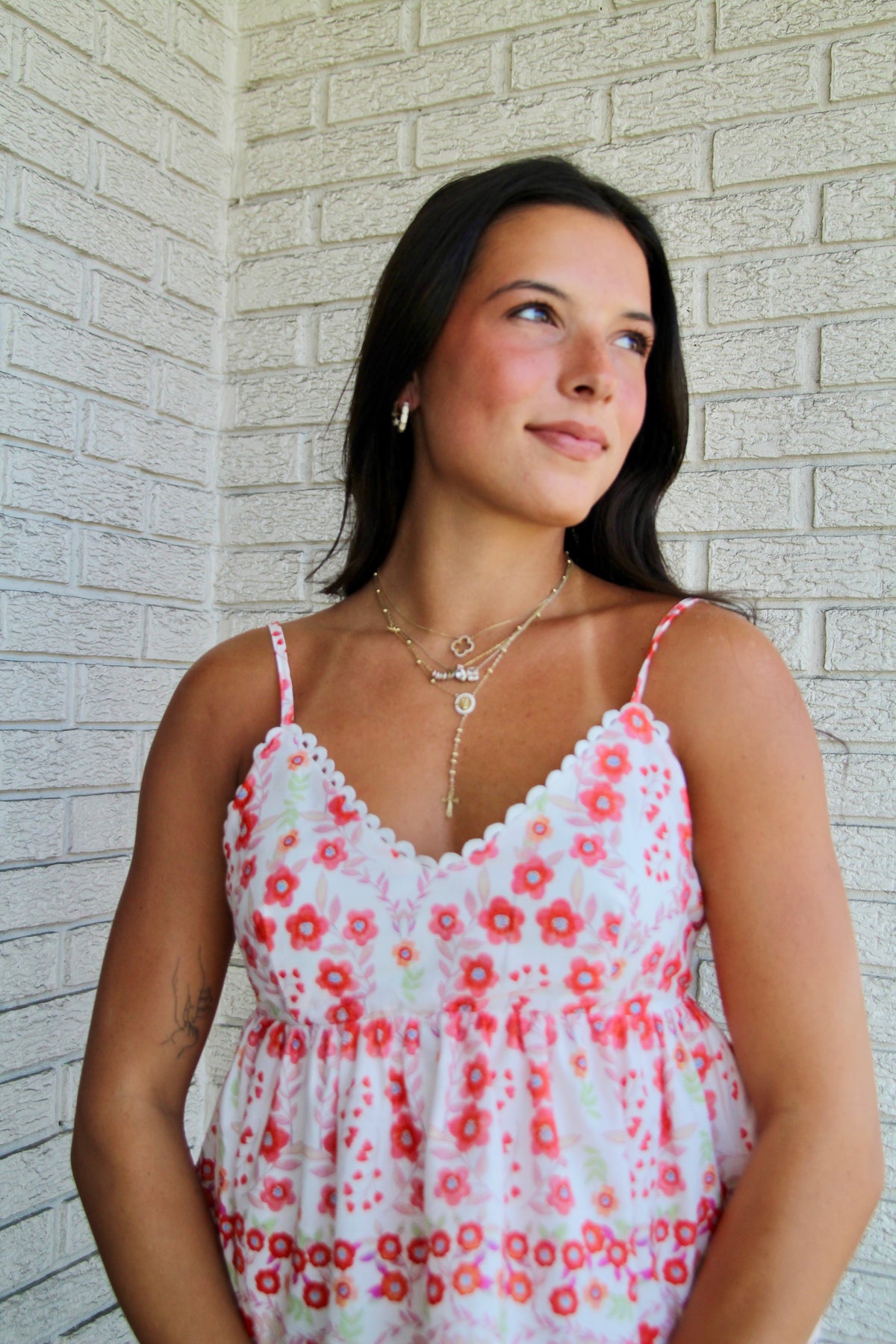 Peplum Floral Top