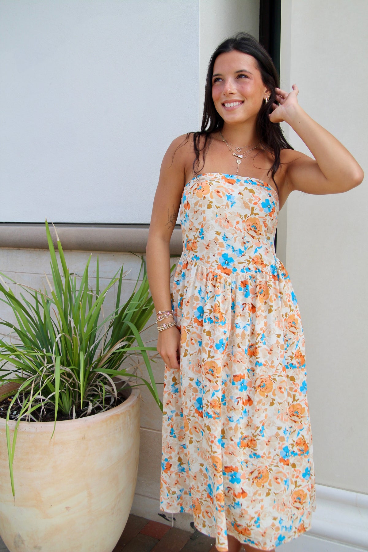 sonoma midi dress Women's Sonoma Goods For Life Button Front Tiered Midi Dress