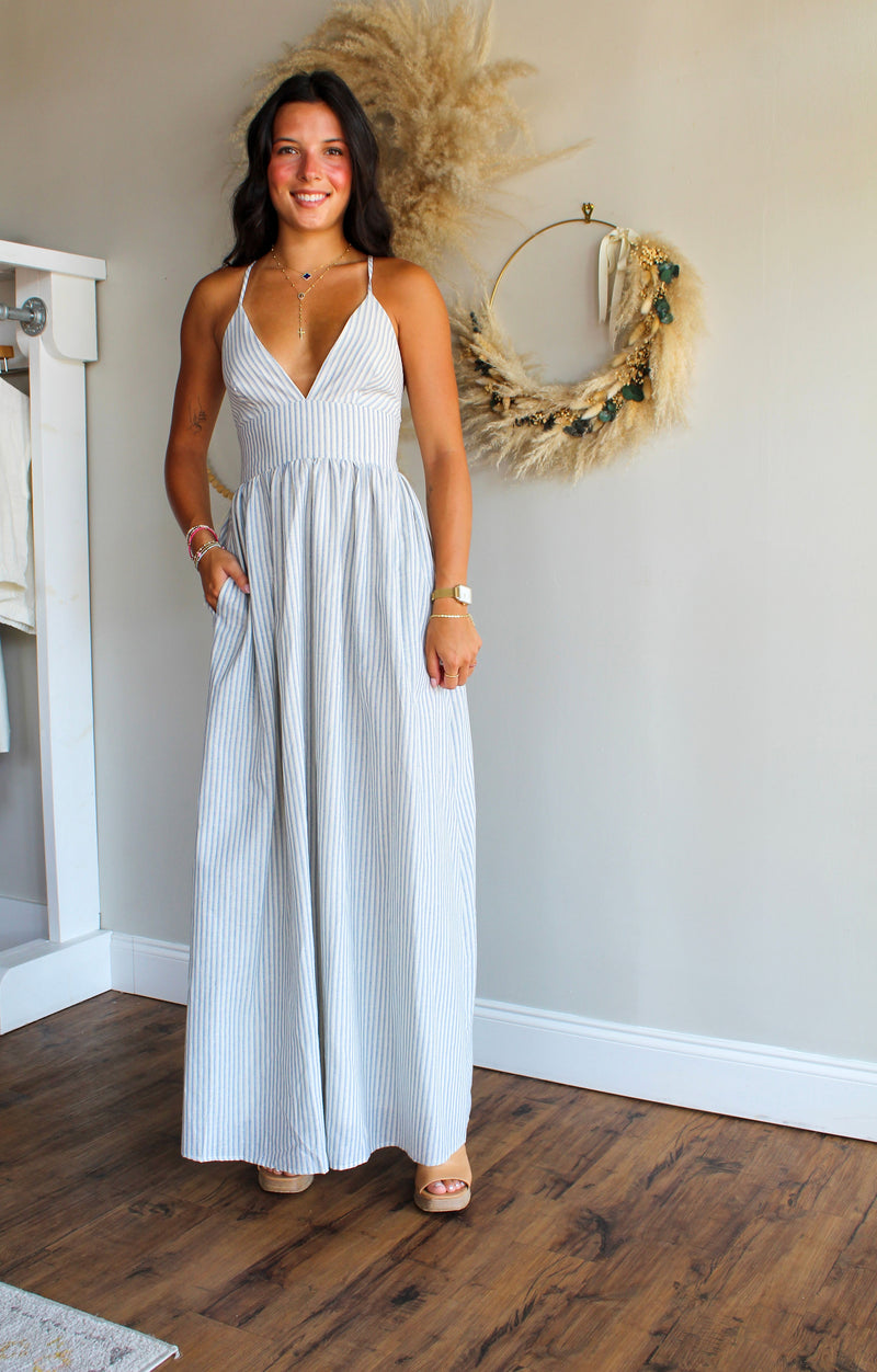 Sky Stripe Maxi