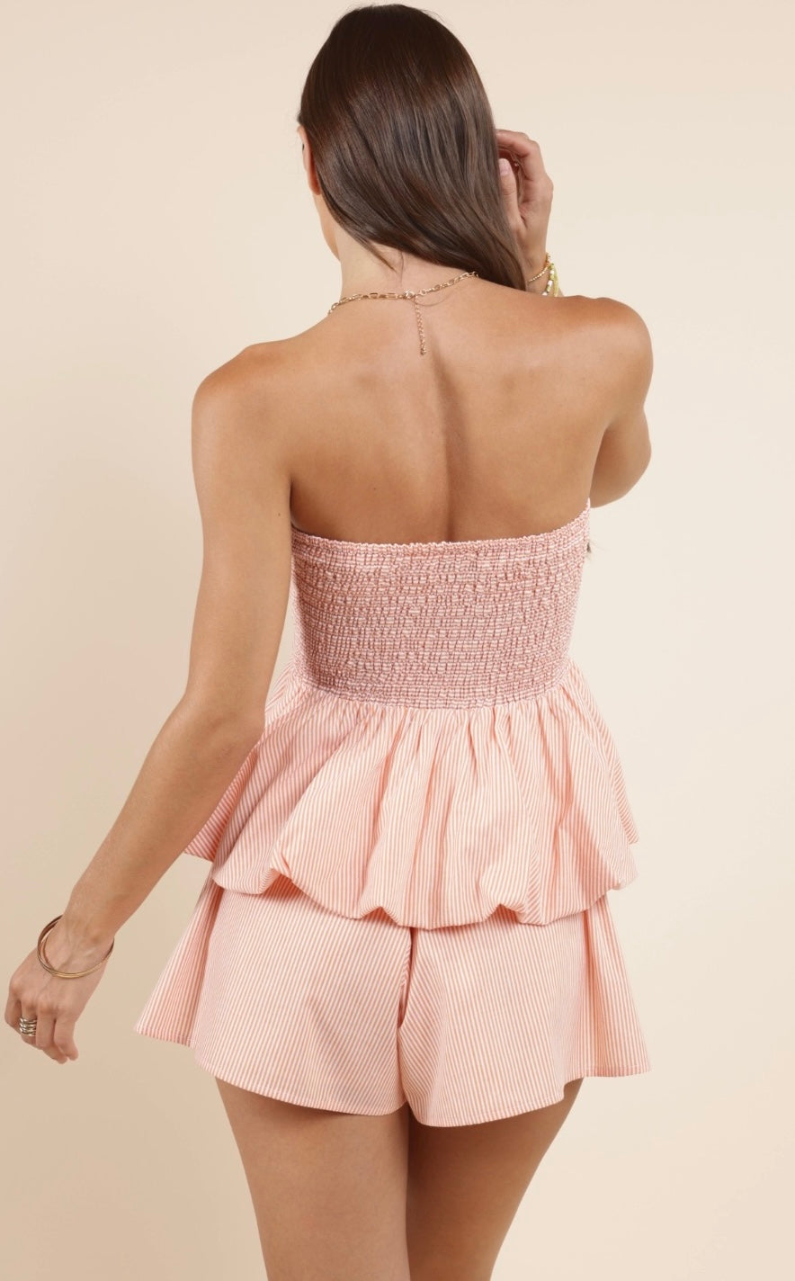 Orangesicle Strapeless Top