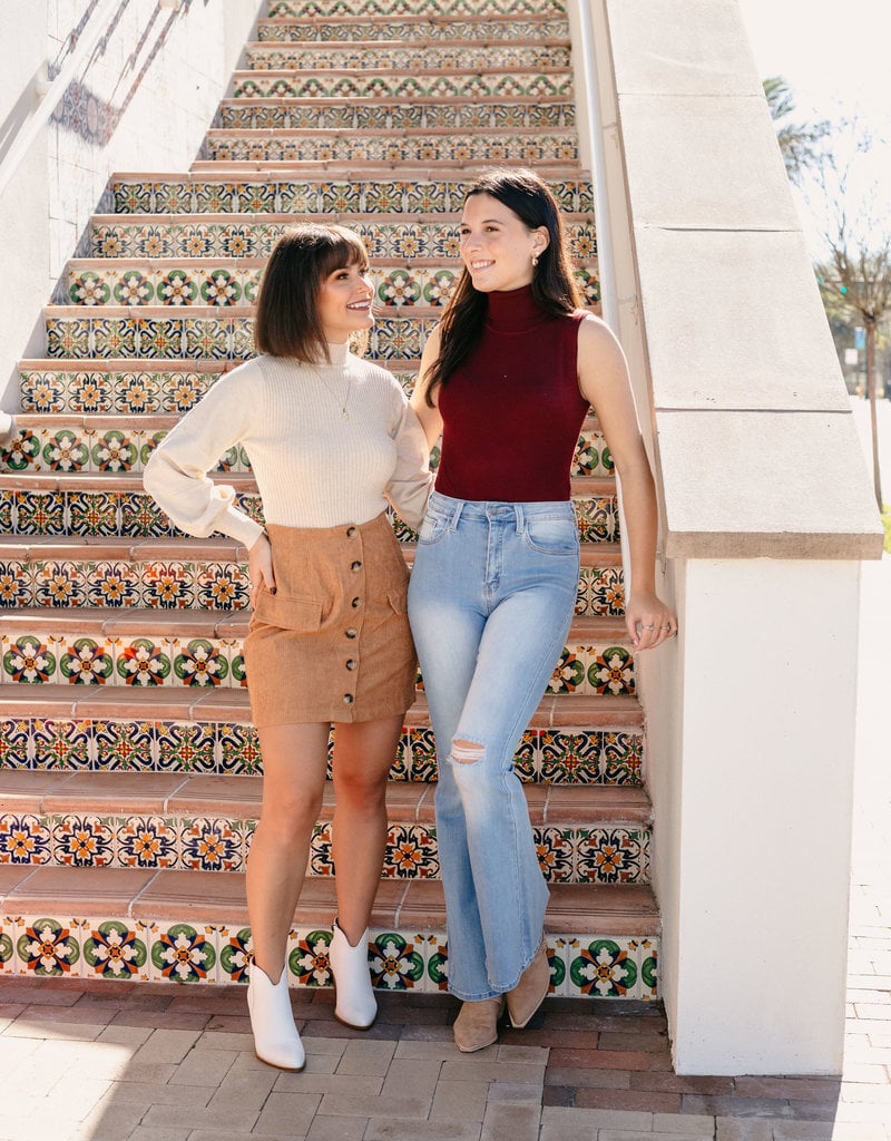 Leah High Rise Flares
