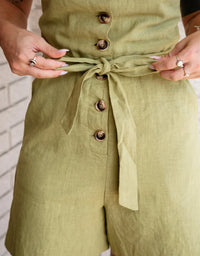 Laney Linen Romper