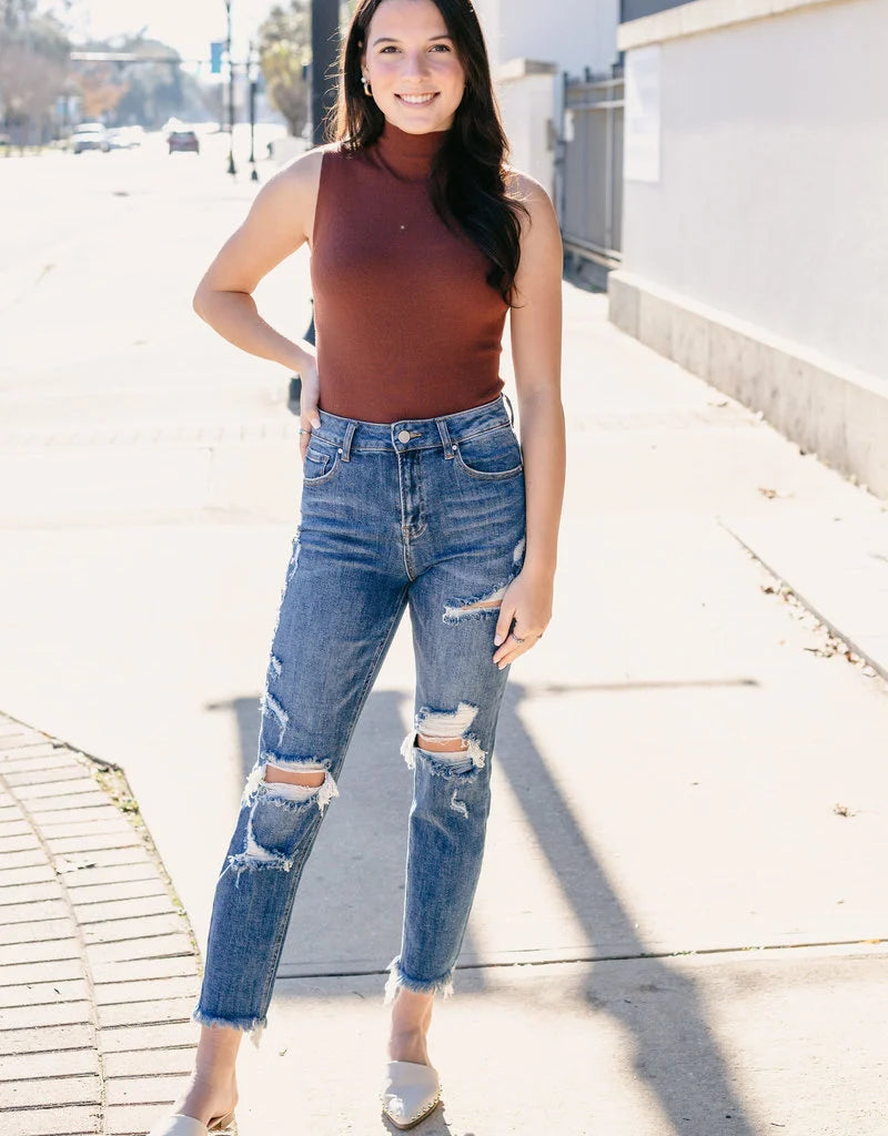 Girlfriend Dark Denim