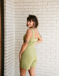 Laney Linen Romper