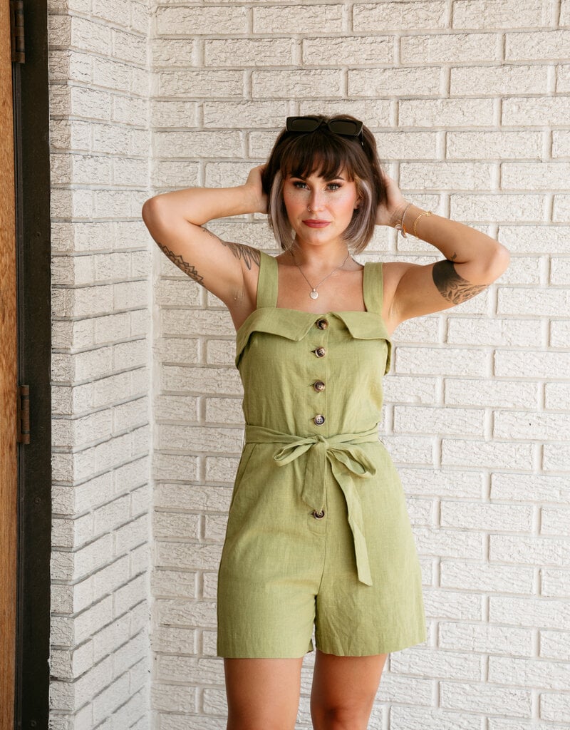 Laney Linen Romper