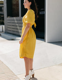 Puffle Back Dress
