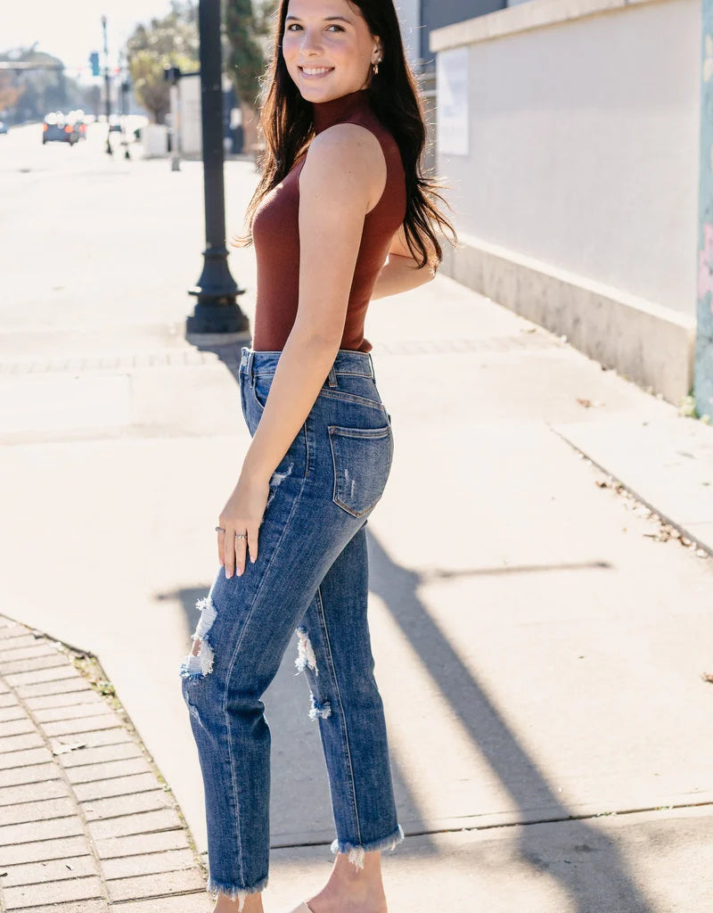 Girlfriend Dark Denim