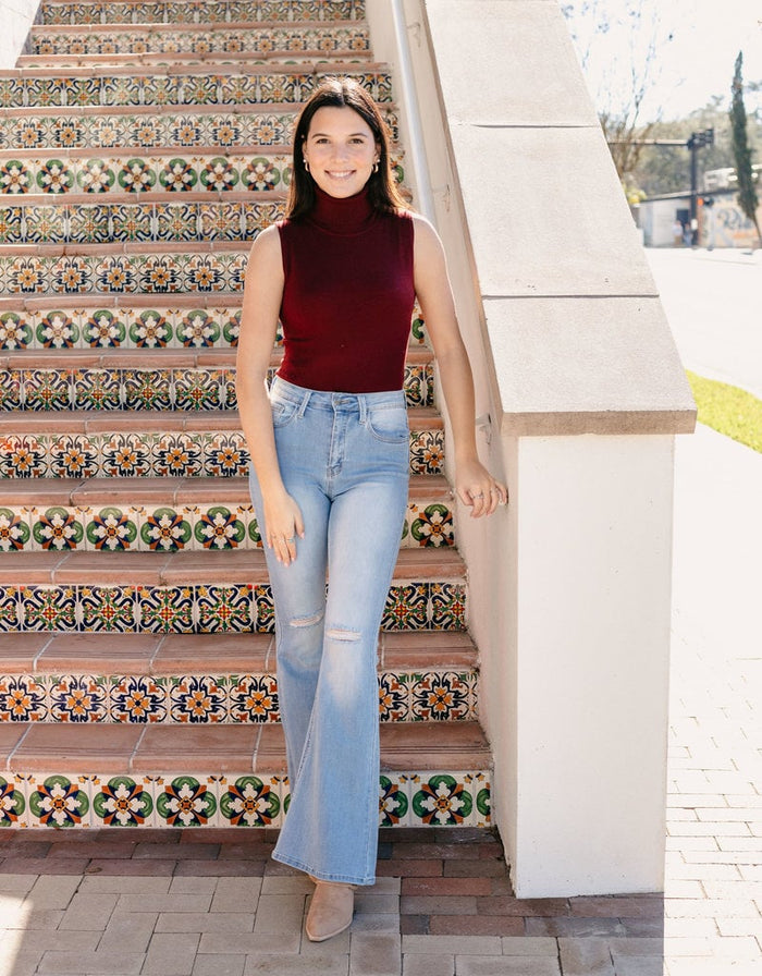 Leah High Rise Flares
