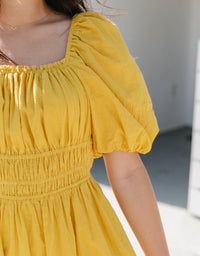Puffle Back Dress