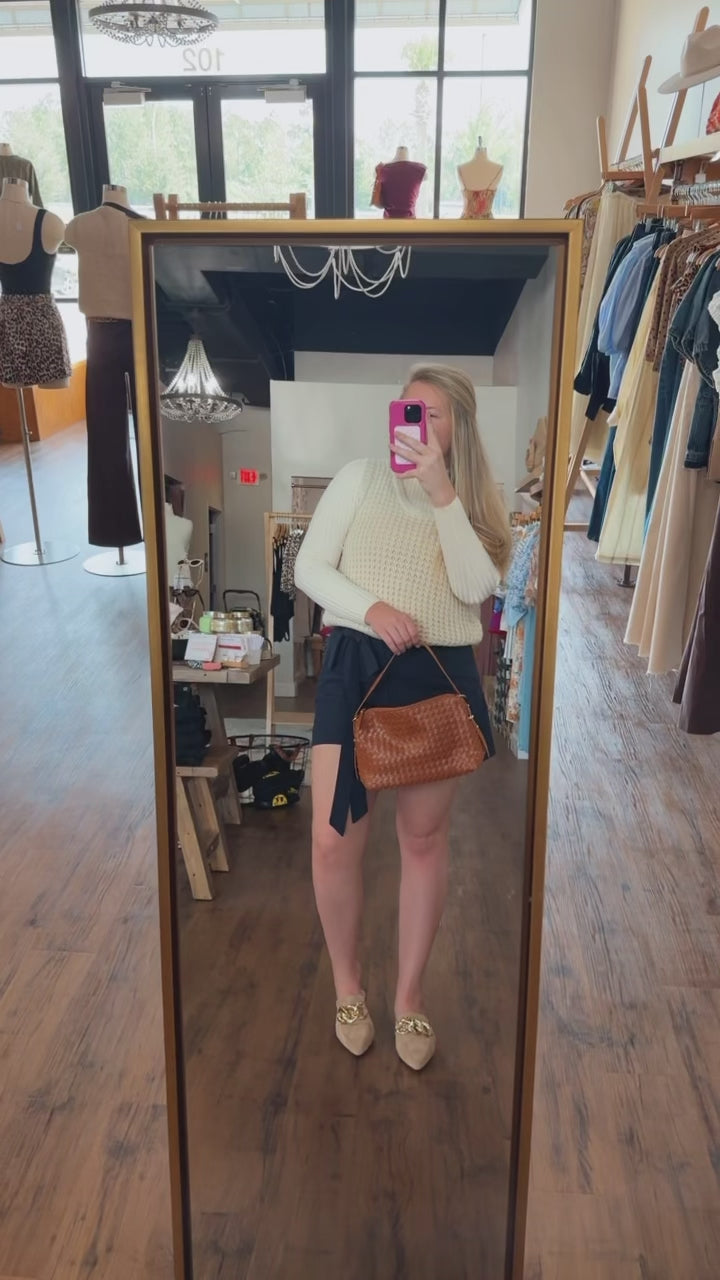 Conner Wrap Skort - Navy