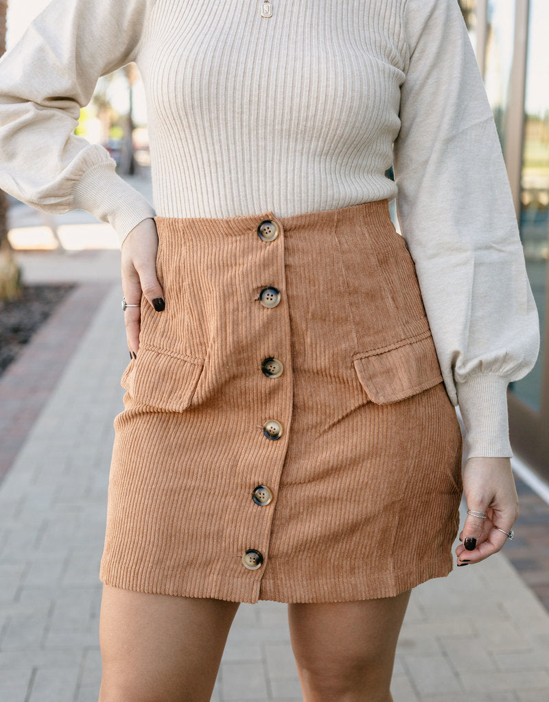 Courtney Corduroy Skirt