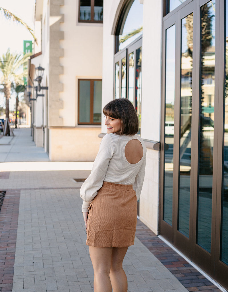 Courtney Corduroy Skirt